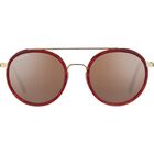 GEARY , Red Streacky Acetate with Bold Gold-Mineral Polarized Drivers Gold Cat 3 to 3, hi-res image number null